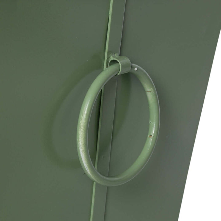 Grand Scroll Rectangular Planter, Soft Garden Green