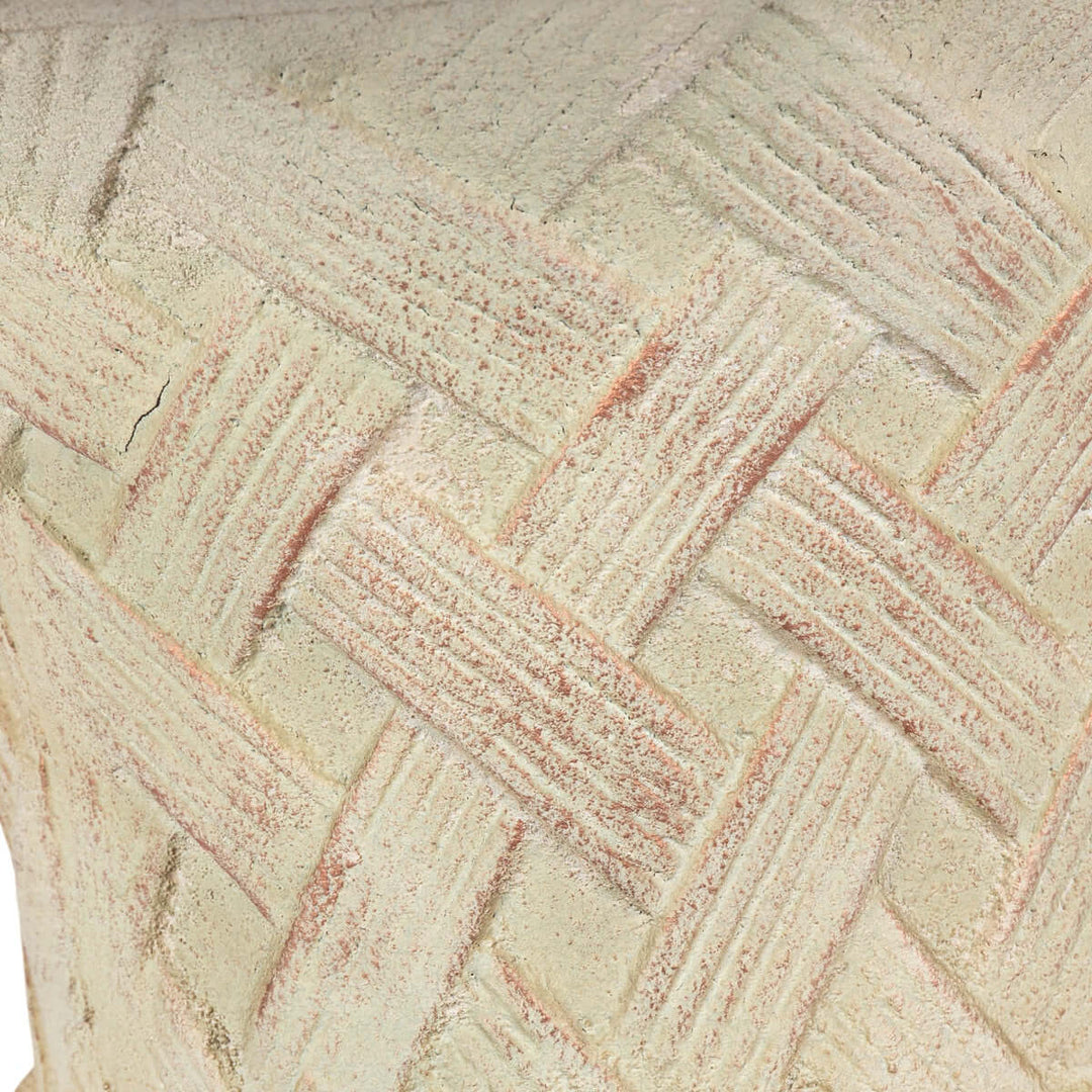 Lattice Weave Urn, Stone