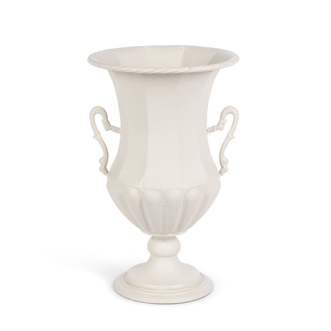 Amphora Urn, Soft White, 20.9"H