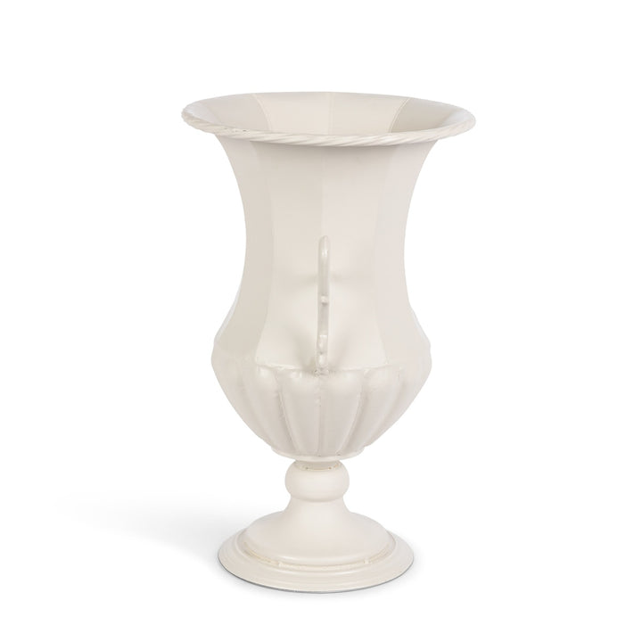Amphora Urn, Soft White, 20.9"H