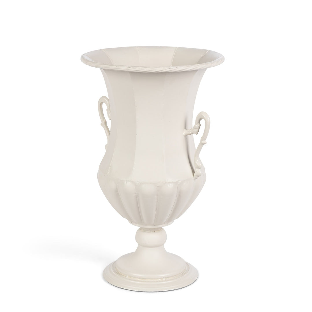 Amphora Urn, Soft White, 20.9"H