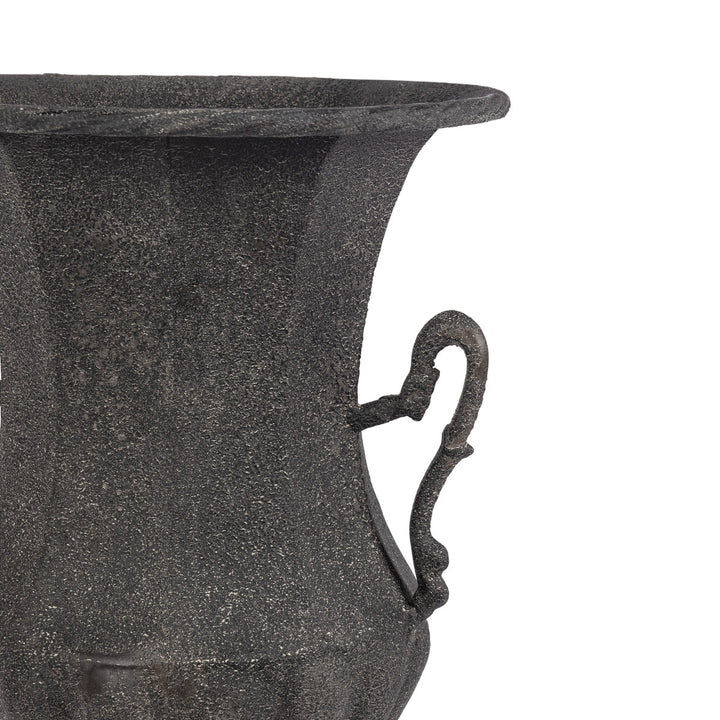Amphora Urn, Noir, 20.9"H