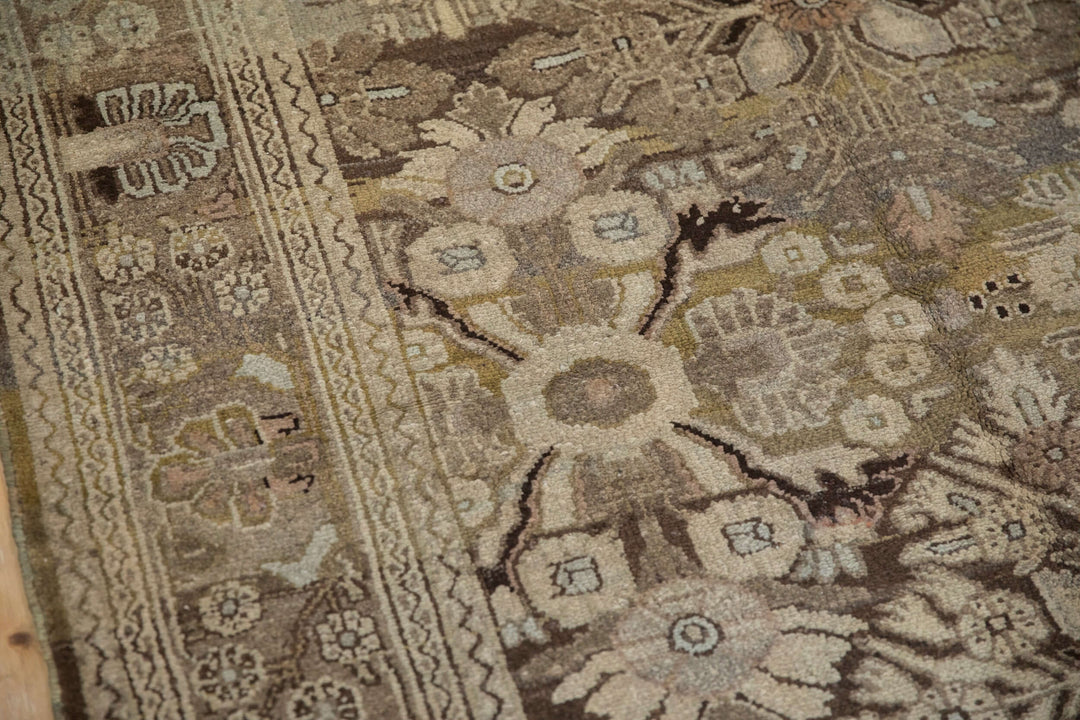 1950s Vintage Persian Bibikabad Carpet with Floral Trellis Design