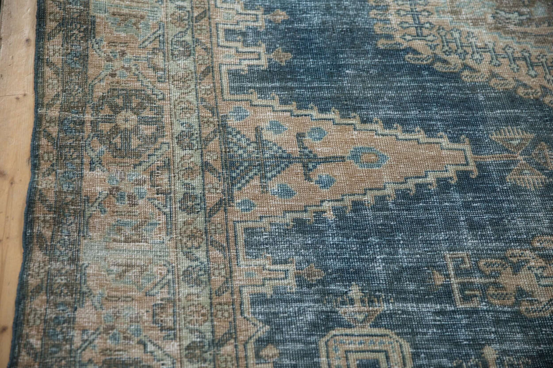 1950s Vintage Persian Veece Carpet with Hexagonal Medallion