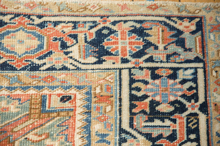 Vintage Persian Gorevan Rug with Geometric Samovar Design