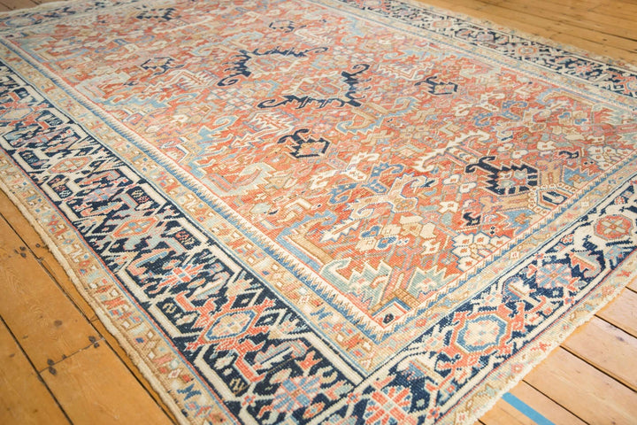 Vintage Persian Gorevan Rug with Geometric Samovar Design