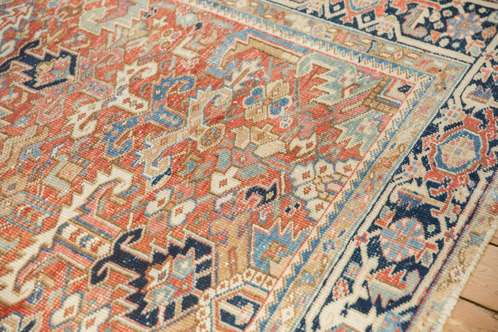Vintage Persian Gorevan Rug with Geometric Samovar Design