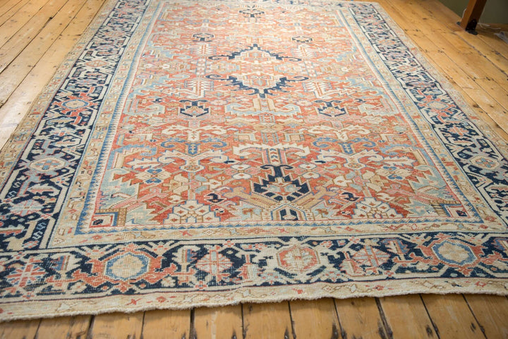 Vintage Persian Gorevan Rug with Geometric Samovar Design