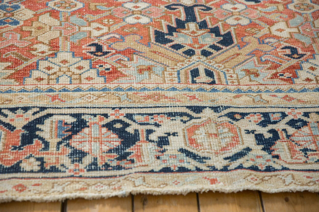 Vintage Persian Gorevan Rug with Geometric Samovar Design