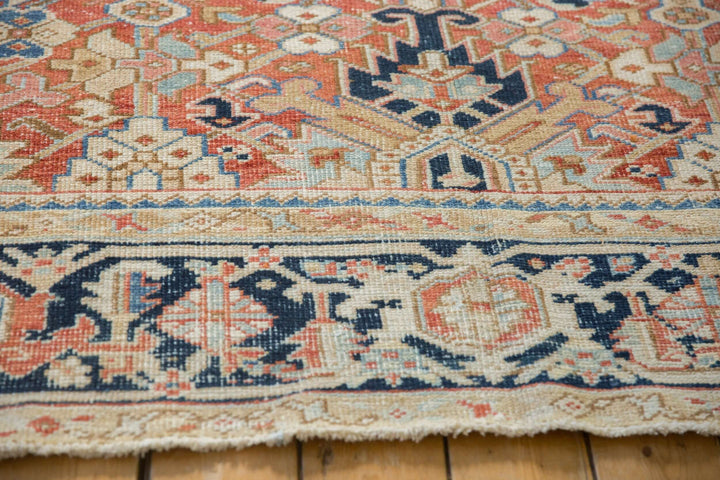 Vintage Persian Gorevan Rug with Geometric Samovar Design