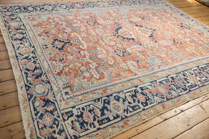 Vintage Persian Gorevan Rug with Geometric Samovar Design