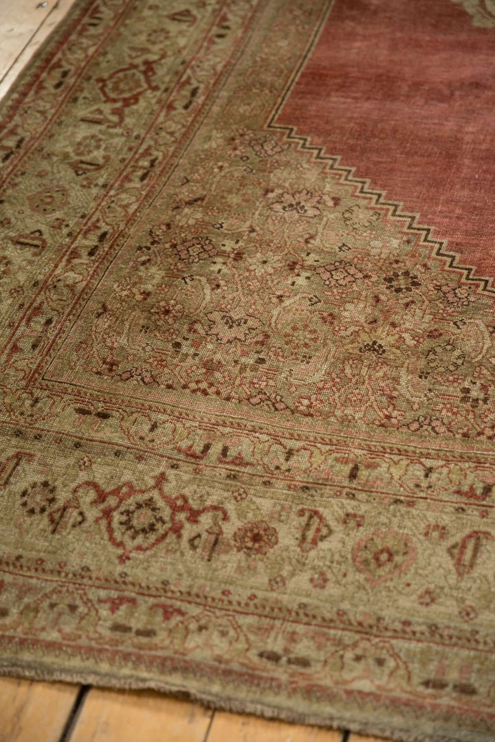 Antique Distressed Persian Bijar Carpet