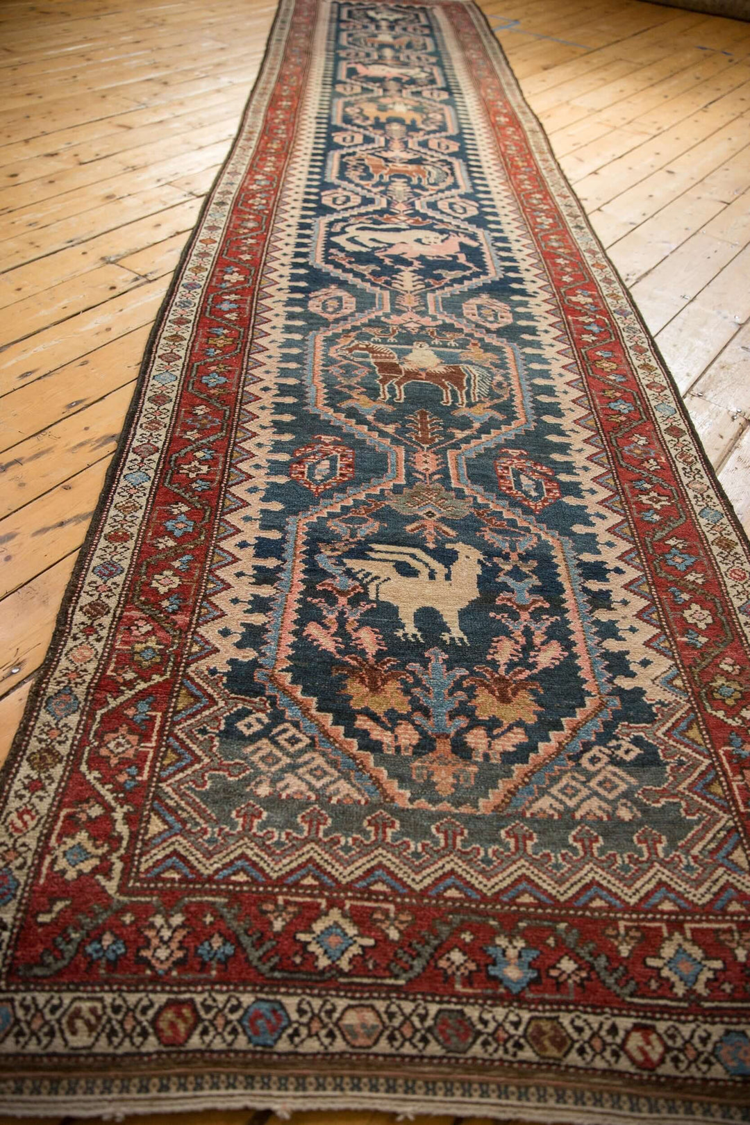 1920s Antique Persian Malayer Rug Runner