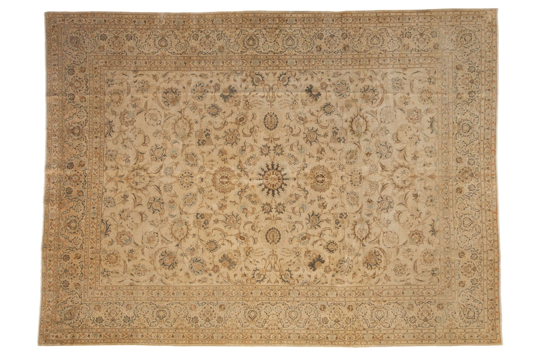 Hand-Knotted 1950s Persian Kashan Carpet