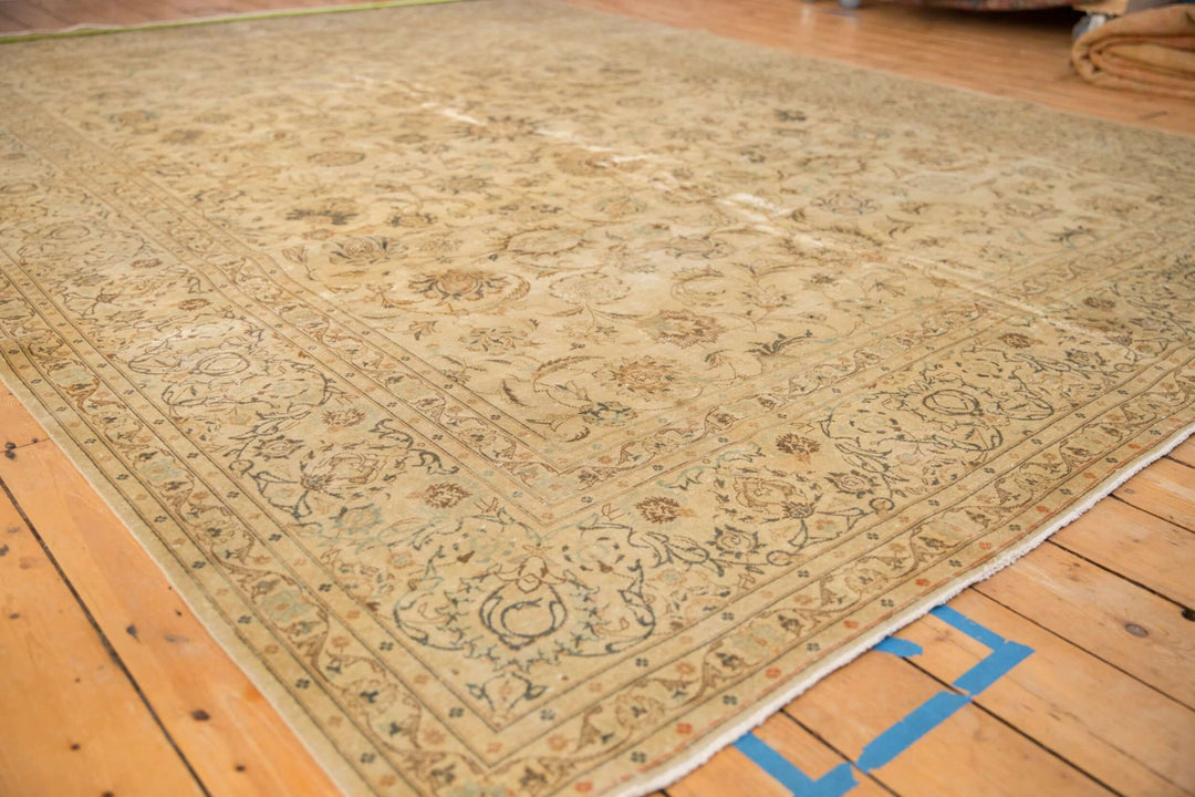 Hand-Knotted 1950s Persian Kashan Carpet