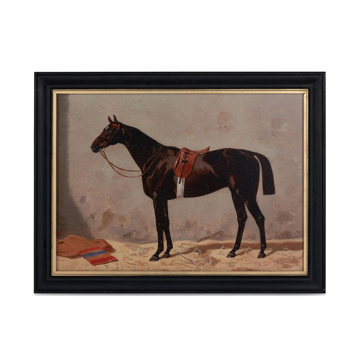 English Riding Horses Framed Prints by Emil Volker (Set of 4) - Early 20th-Century Equestrian Art