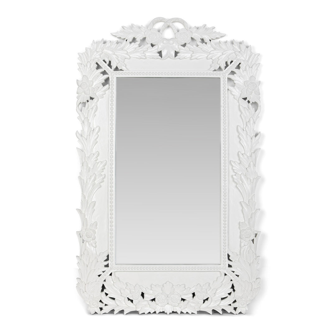 Laurelcrest Mirror, White