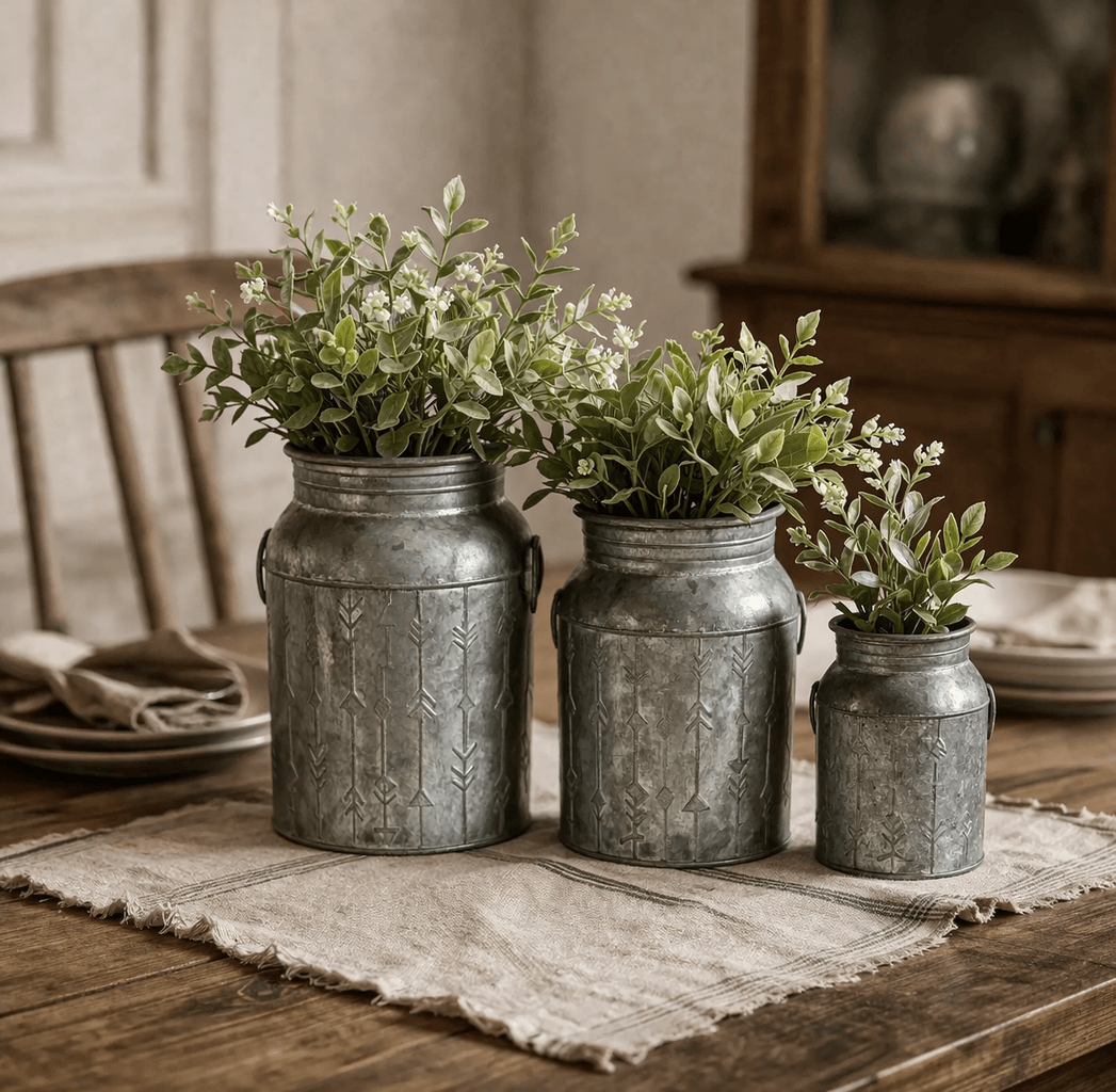 Iron Jars Set of 3