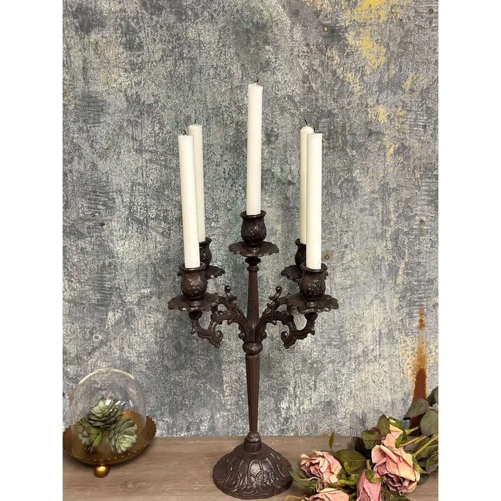 Heavy Duty Cast Iron Candelabra