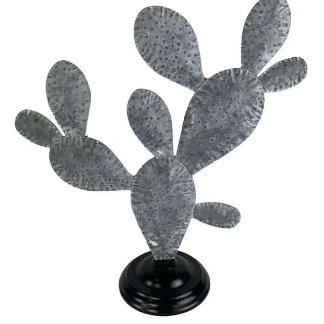 Metal Cactus Sculpture