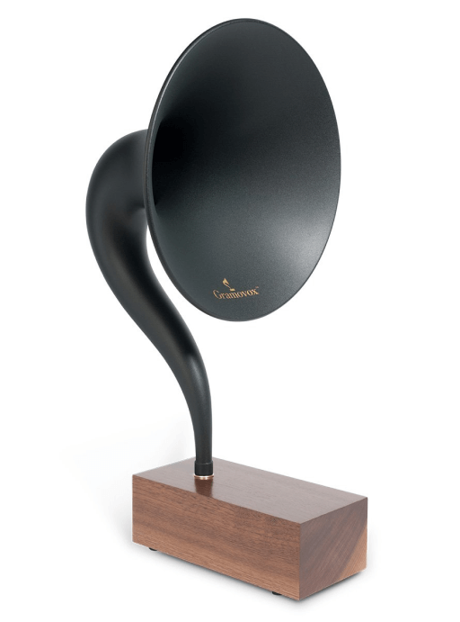 Gramovox Bluetooth Gramophone Speaker with vintage design and modern sound.