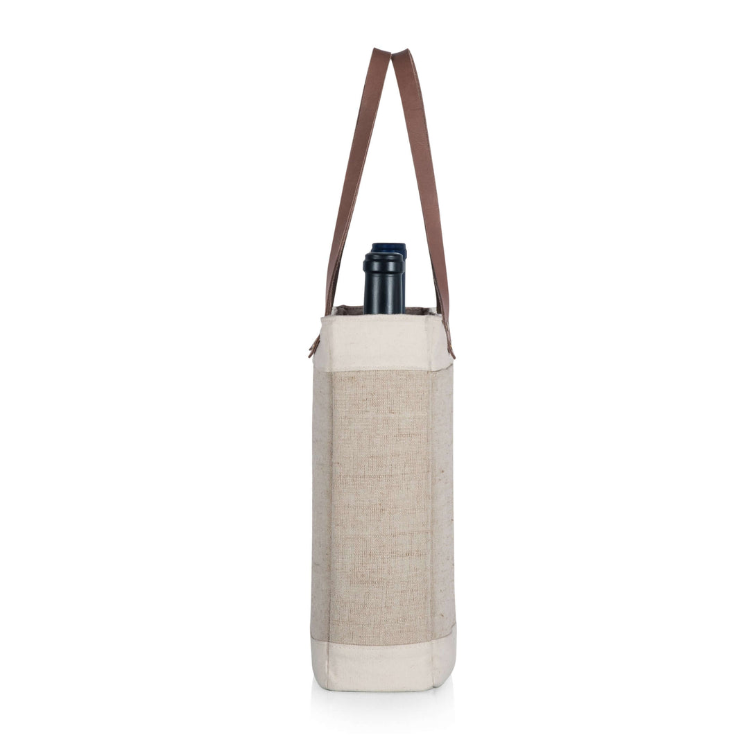 Pinot Jute 3 Bottle Insulated Wine Bag