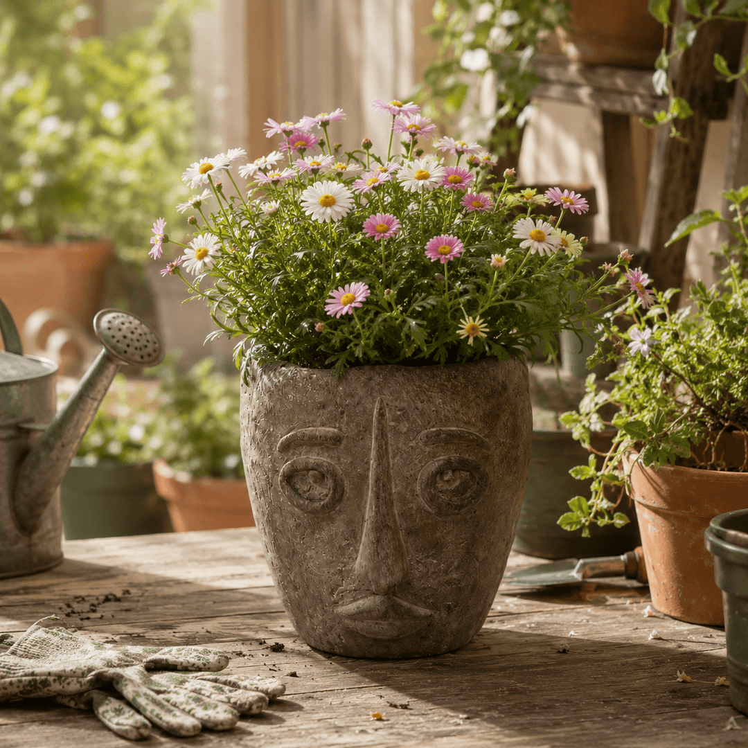 Picasso Cement Planter