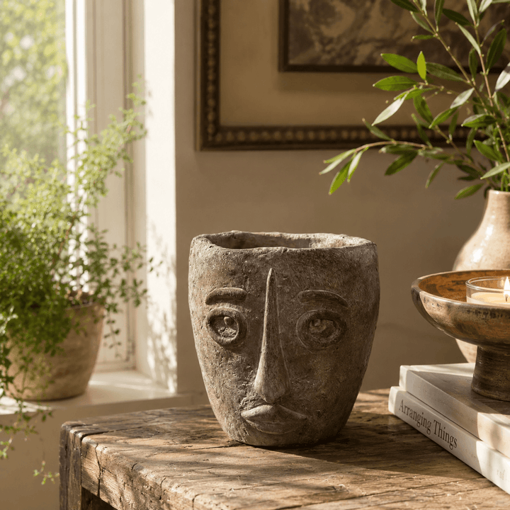 Picasso Cement Planter