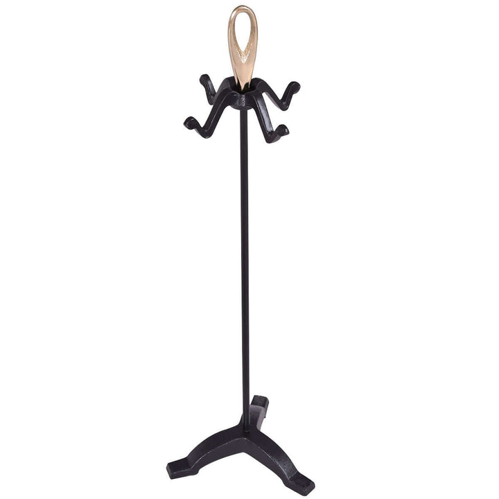 Wrought Iron Fireplace Tool Set with Loop Handles