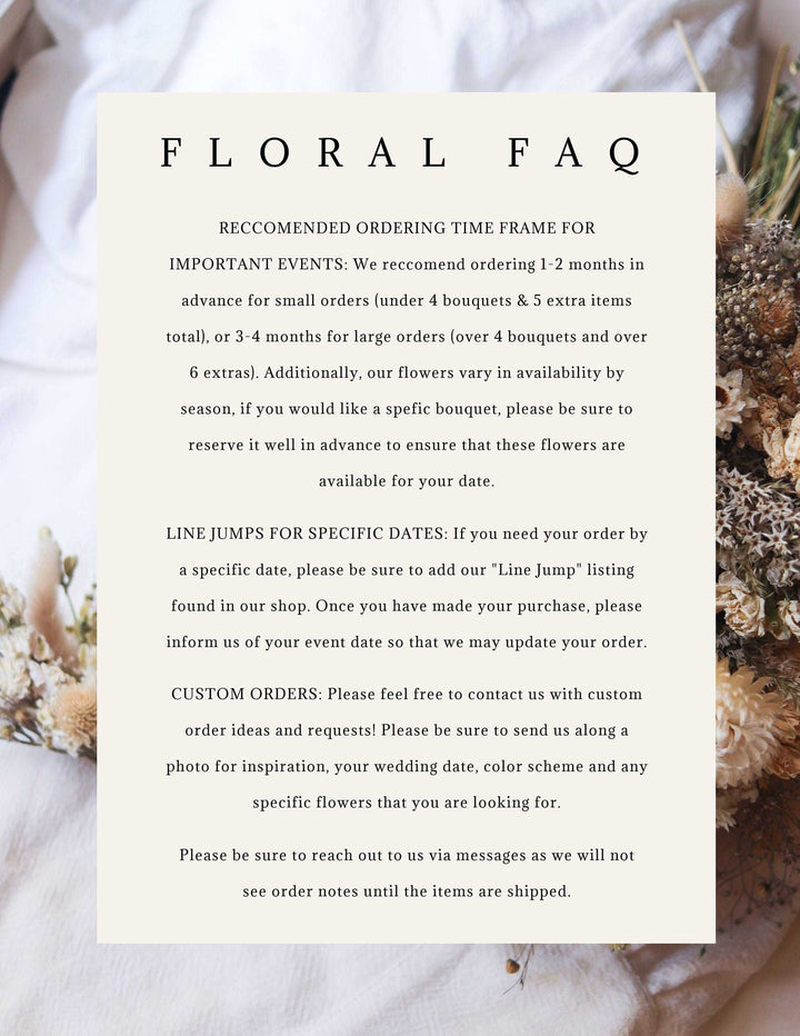 Dried Sunflower and Eucalyptus Bouquet