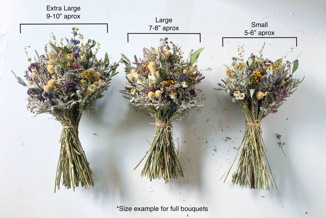 Dried Sunflower and Eucalyptus Bouquet