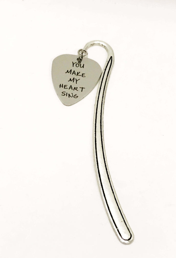 You Make My Heart Sing Guitar Pick Bookmark