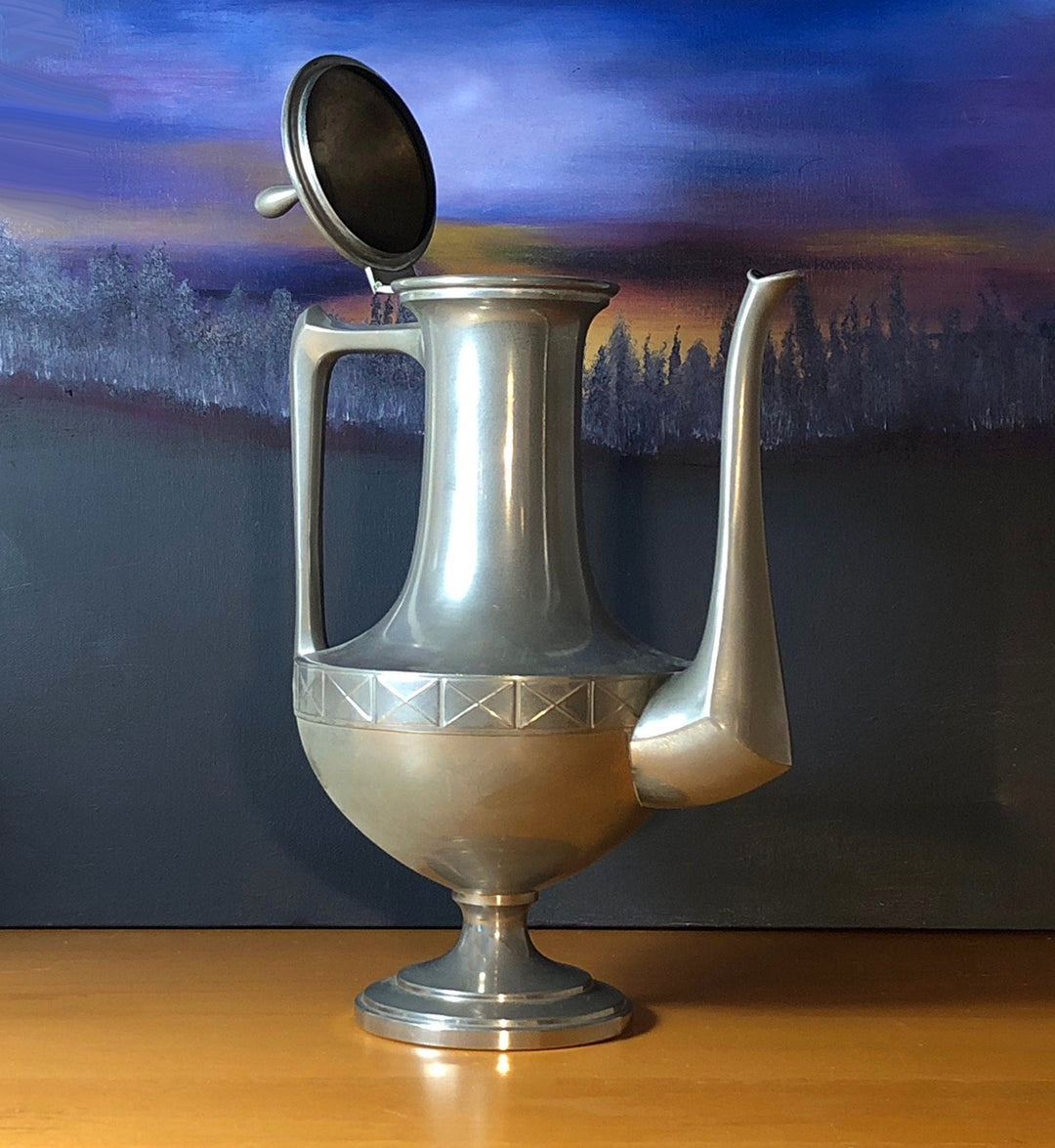 Vintage Pewter Teapot or Coffee Pot