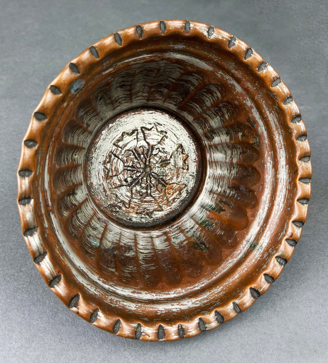 Antique Extra Large Sieves. Rustic Hand Hammered Home Decoration. Set of Two, Large, Primitive Hand Pounded Strainers.