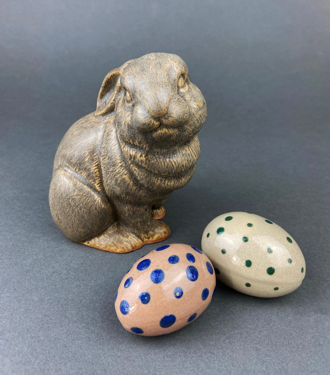 Vintage Ceramic Bunny Rabbit Figurine for Easter