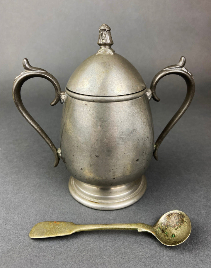 Vintage Pewter Coffee Set. KSC p81 Pewter. Coffee Pot, Sugar Bowl and Creamer.