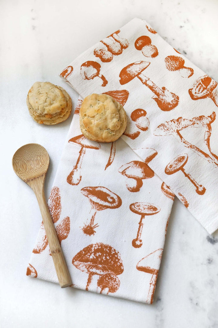 Vintage Mushroom Tea Towel
