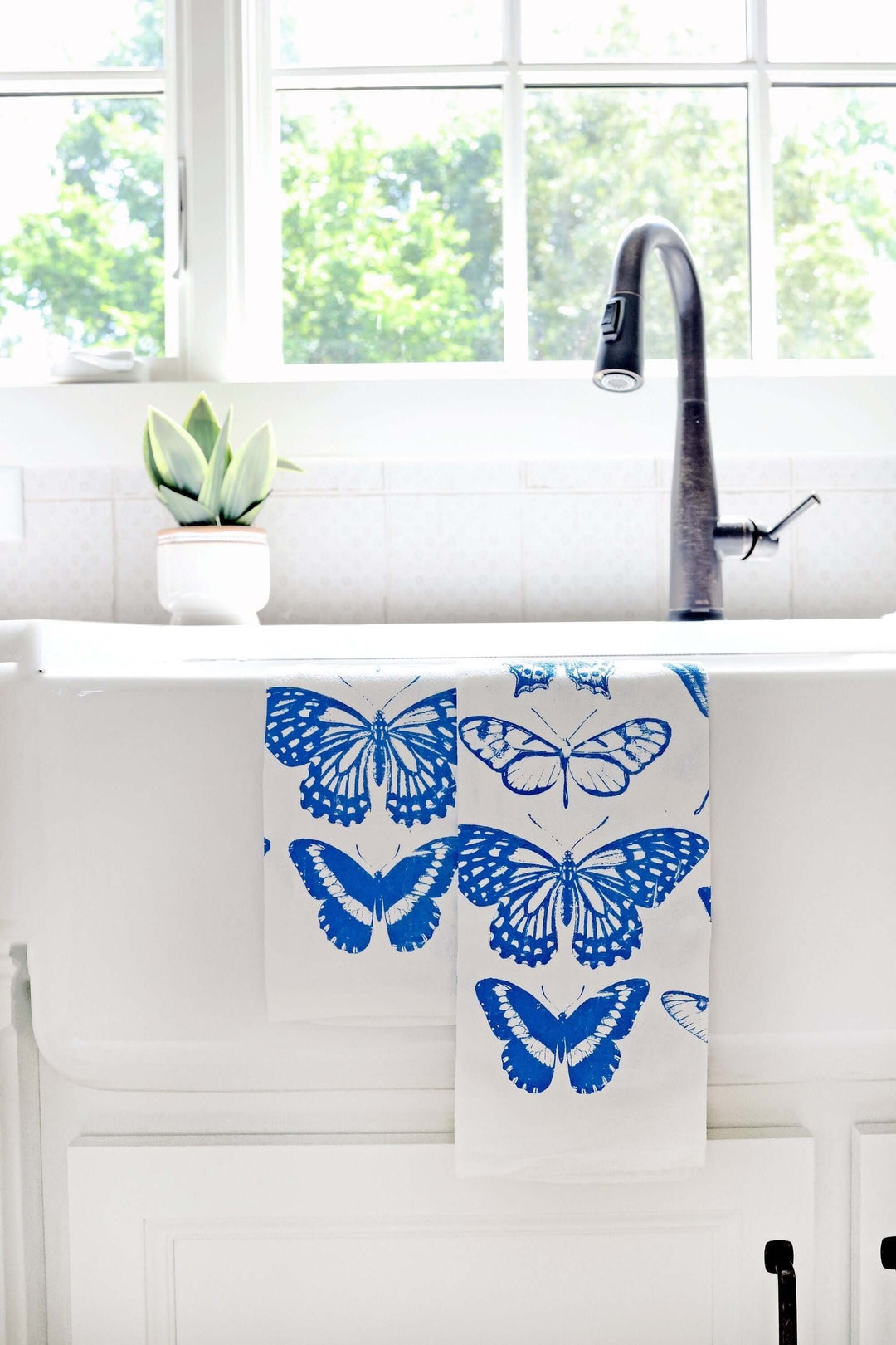 Vintage Butterfly Tea Towel