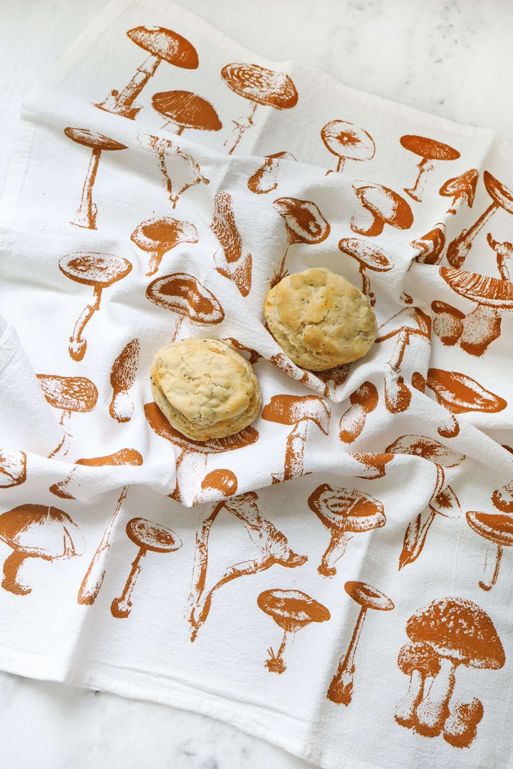 Vintage Mushroom Tea Towel