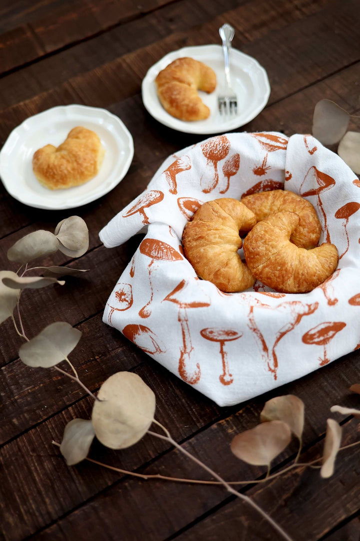 Vintage Mushroom Tea Towel