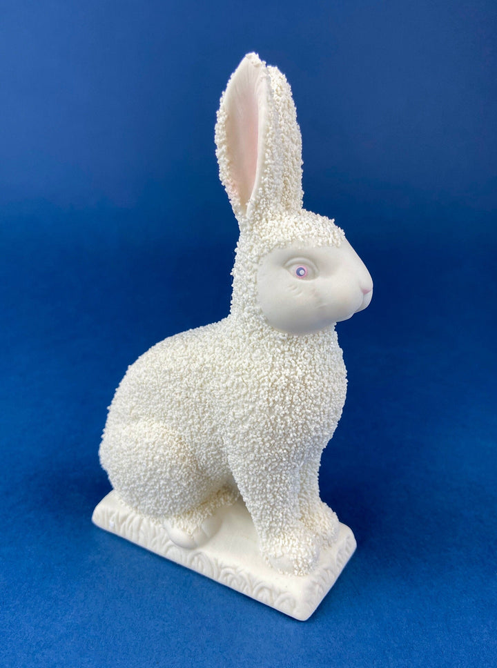SnowBabies Bunny. Department 56 Rabbit. Easter or Spring Celebration. Egg Basket Accessory. Collectibles.