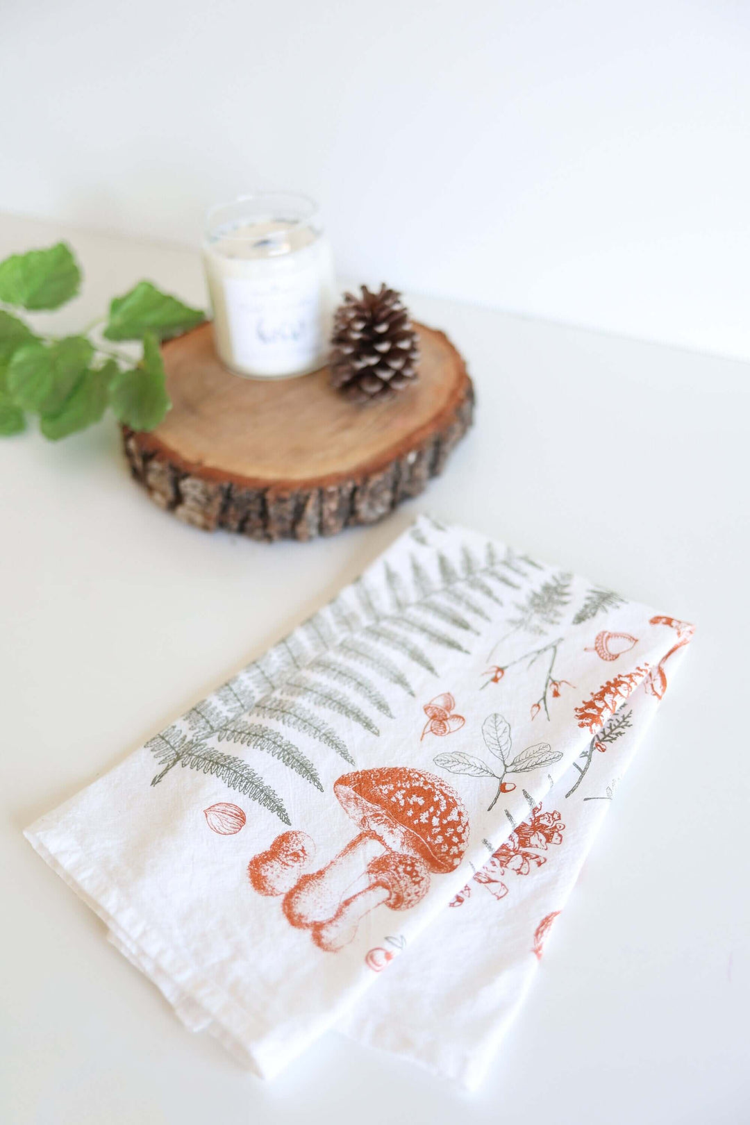 Vintage Botanical Tea Towel