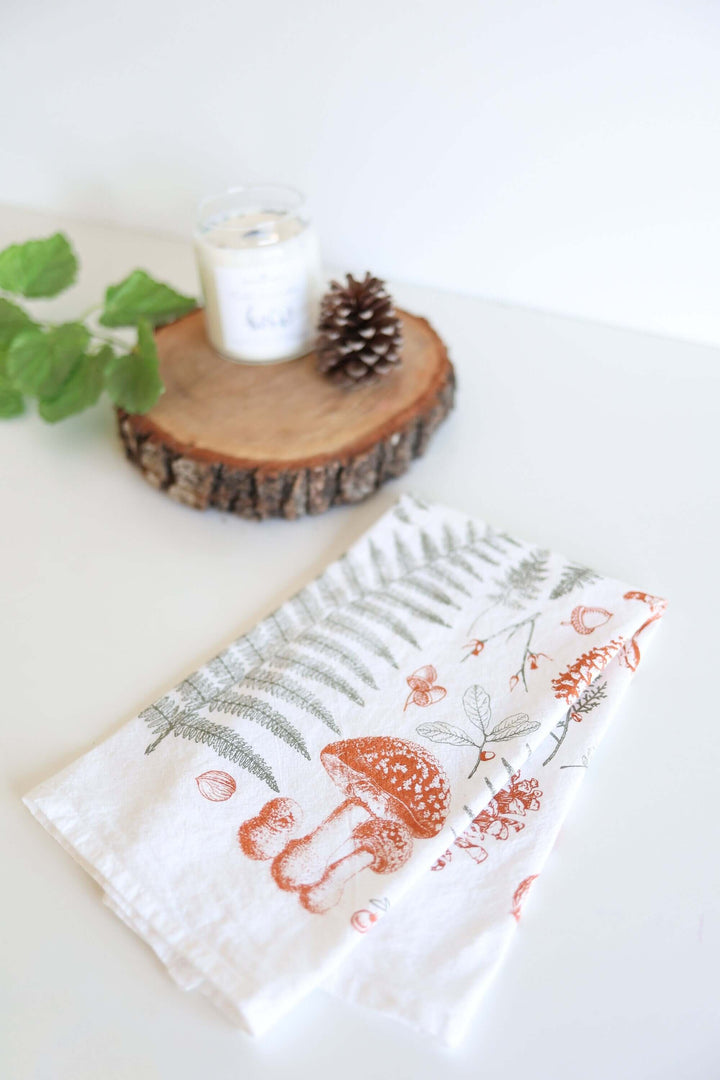 Vintage Botanical Tea Towel