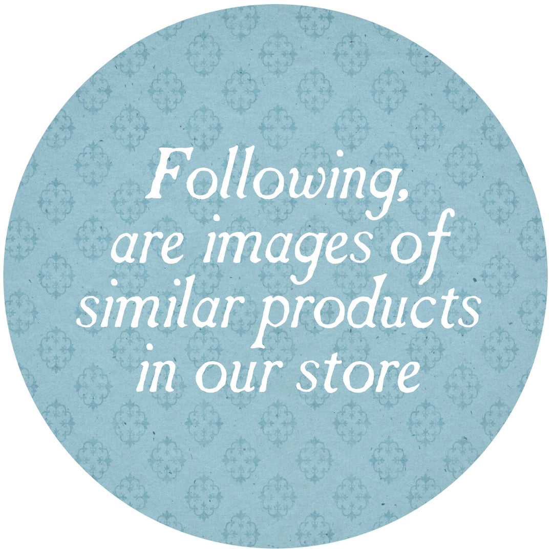 Following are images of similar products in our store on a decorative blue background.