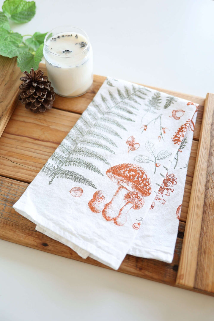 Vintage Botanical Tea Towel