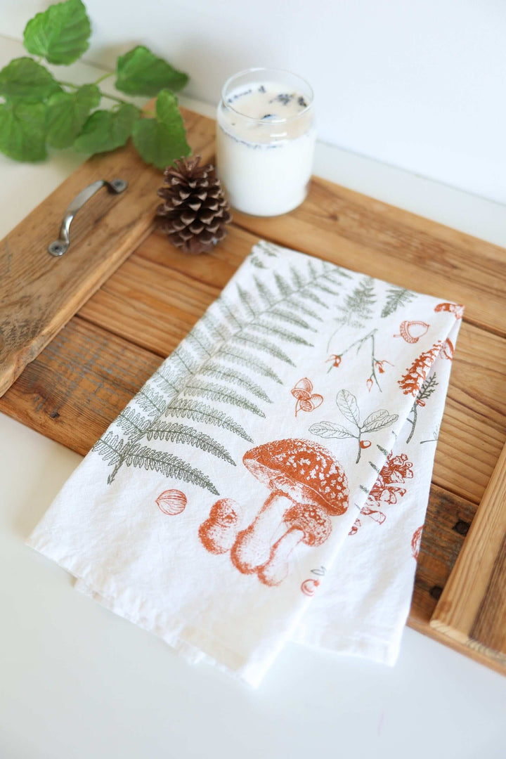 Vintage Botanical Tea Towel