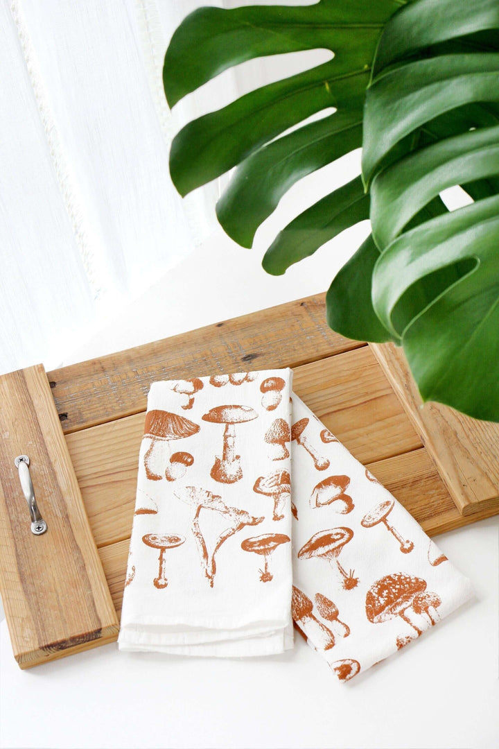 Vintage Mushroom Tea Towel