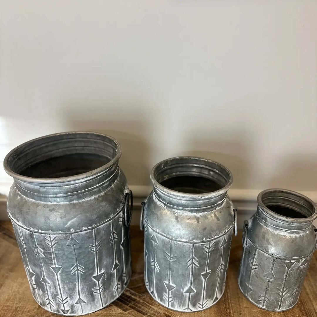 Iron Jars Set of 3