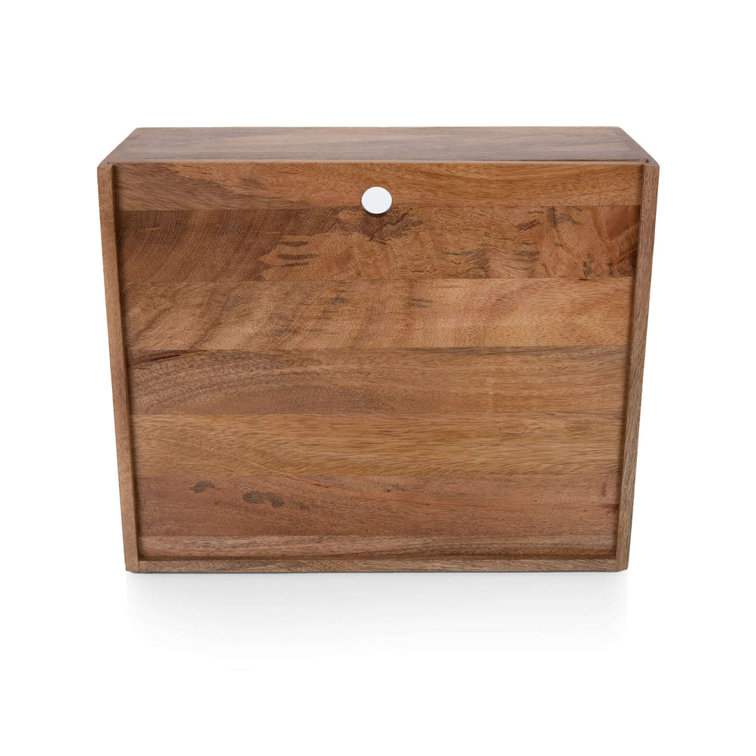 Vintage-Style Bartender Kit with Mango Wood Case & Bar Tools display case