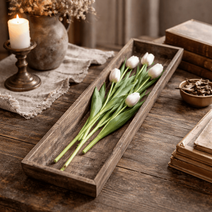 Old Wood Long Tray